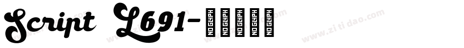 Script L691字体转换